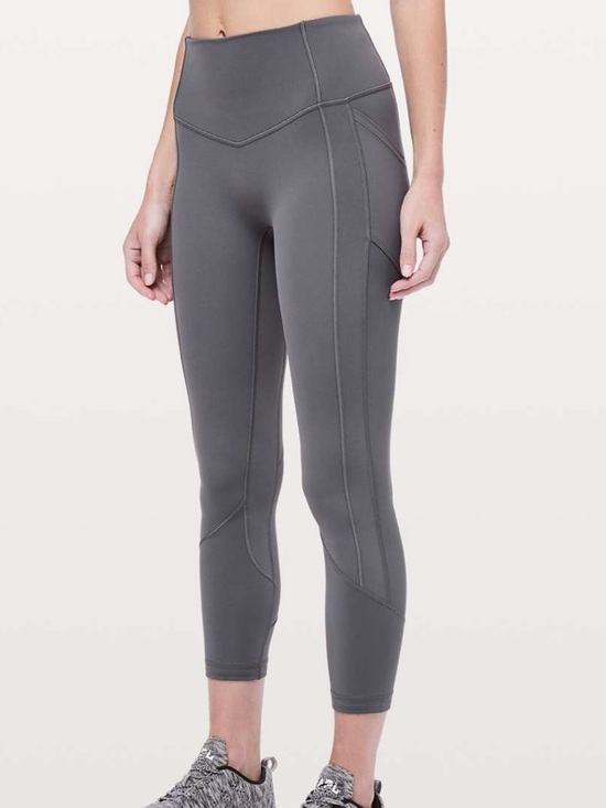 lululemon athletica Pants - Lululemon All The Right Places Crop II Titanium Leggings Size 4